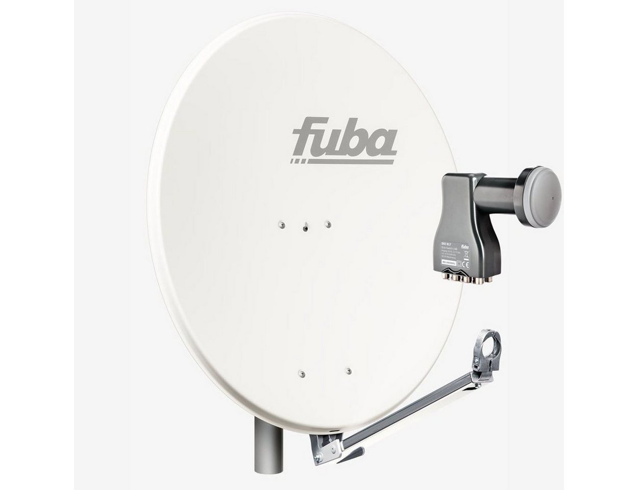 fuba DAL 808 W Sat Anlage Antenne Schüssel Octo LNB DEK 817 8 Teilnehmer SAT-Antenne von fuba