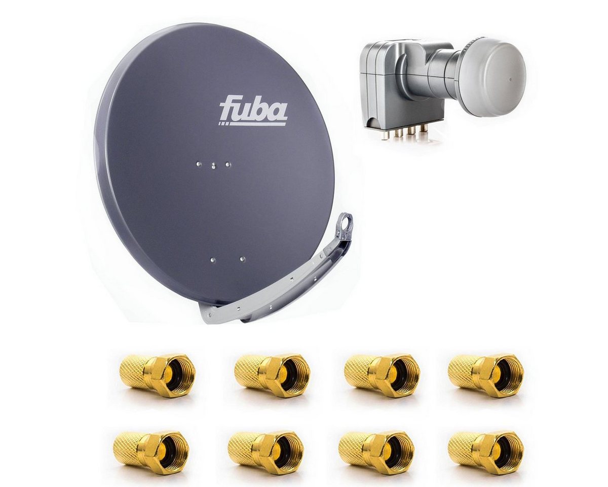fuba Fuba DAA 850 A Satellitenantenne 85cm Alu Anthrazit DEK 417 Quad LNB SAT-Antenne fuba Fuba DAA 850 A Satellitenantenne 85cm Alu Anthrazit DEK 417 Quad LNB SAT-Antenne von fuba