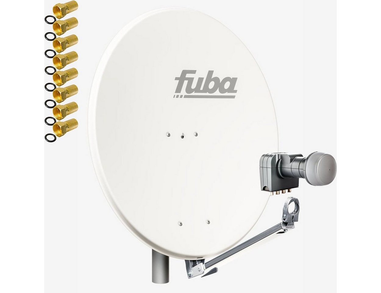 fuba Fuba DAL 804 W Sat Satelliten Anlage Schüssel Quad LNB LMB DEK 417 SAT-Antenne fuba Fuba DAL 804 W Sat Satelliten Anlage Schüssel Quad LNB LMB DEK 417 SAT-Antenne von fuba