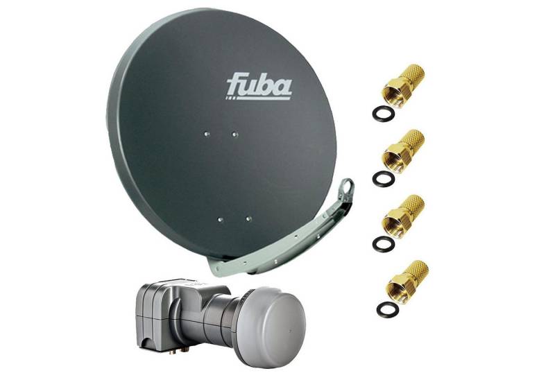 fuba SAT-Anlage DAA 780 A 78cm Alu Antrahzit DEK 217 Twin LNB SAT-Antenne von fuba