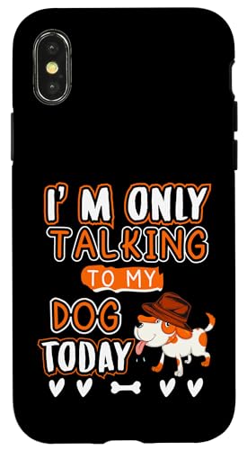 lustiges Hundedesign für Tierfans und Hundeliebhaber Hülle für iPhone X/XS von funny dog holders and lovers design