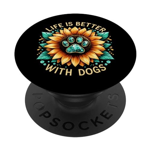 lustiges Hundedesign für Tierfans und Hundeliebhaber PopSockets Klebender PopGrip lustiges Hundedesign für Tierfans und Hundeliebhaber PopSockets Klebender PopGrip von funny dog holders and lovers design