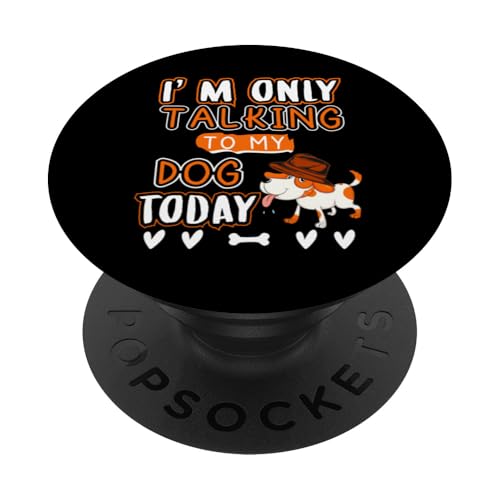 lustiges Hundedesign für Tierfans und Hundeliebhaber PopSockets Klebender PopGrip lustiges Hundedesign für Tierfans und Hundeliebhaber PopSockets Klebender PopGrip von funny dog holders and lovers design