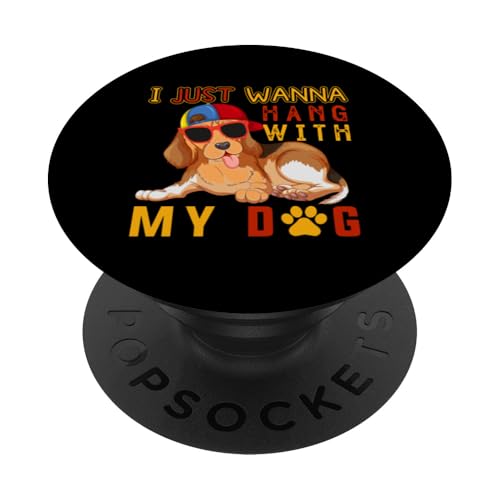 lustiges Hundedesign für Tierfans und Hundeliebhaber PopSockets Klebender PopGrip lustiges Hundedesign für Tierfans und Hundeliebhaber PopSockets Klebender PopGrip von funny dog holders and lovers design