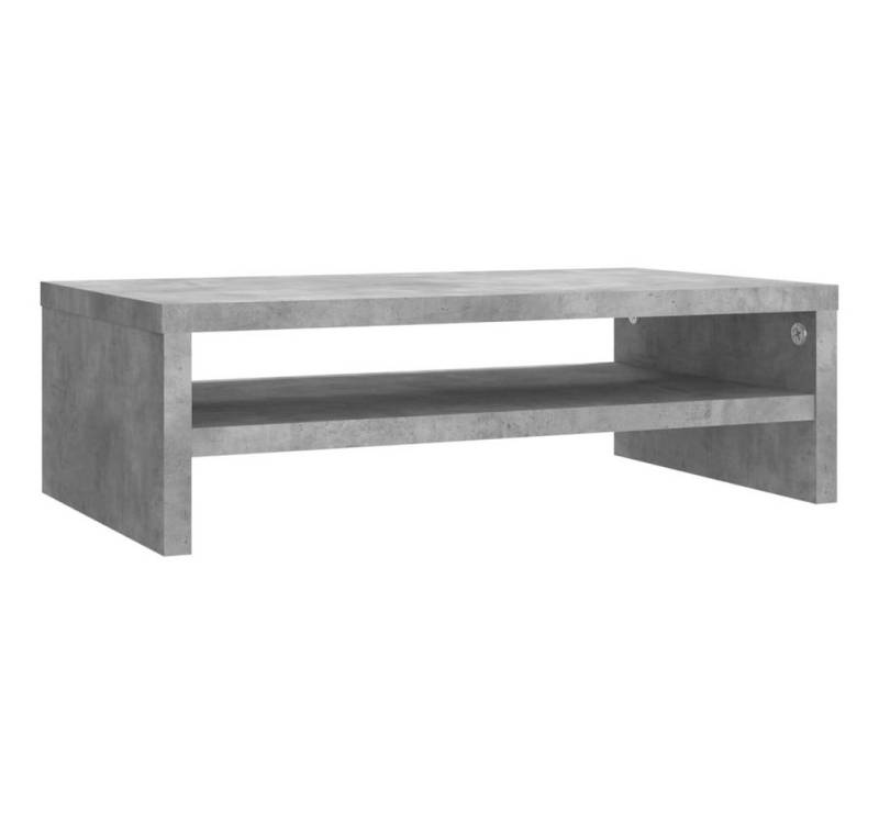 furnicato Betongrau 42x24x13 cm Holzwerkstoff Monitorständer von furnicato