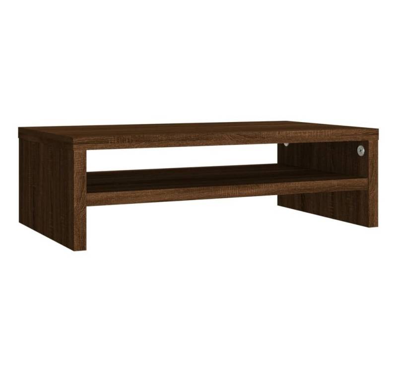 furnicato Braun Eichen-Optik 42x24x13 cm Holzwerkstoff Monitorständer von furnicato