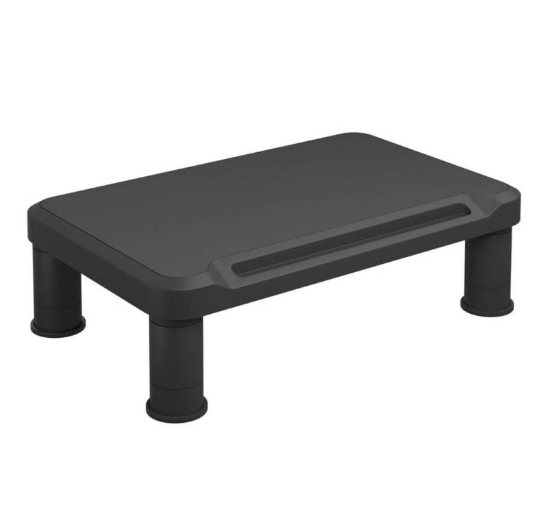 furnicato Schwarz 38x24x10,5 cm Monitorständer von furnicato