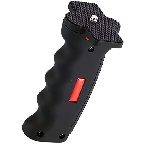 Kamera Handgriff Stabilisator Camcorder Griff mit 1/4 Zoll Schraube und Gewindelöcher, DSLR Systemkamera Halter Ergonomisch Handheld Kameragriff Stabilisatoren Tragehilfen, 12x5 cm Schwarz Kamera Handgriff Stabilisator Camcorder Griff mit 1/4 Zoll Schraube und Gewindelöcher, DSLR Systemkamera Halter Ergonomisch Handheld Kameragriff Stabilisatoren Tragehilfen, 12x5 cm Schwarz von fuxunamz