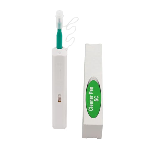 fyboptwu - 1 x Glasfaser-Reinigungsstift für FC-, SC- und ST-Stecker, Faserreiniger-Stift – 800+ Endface & optische Stecker von fyboptwu