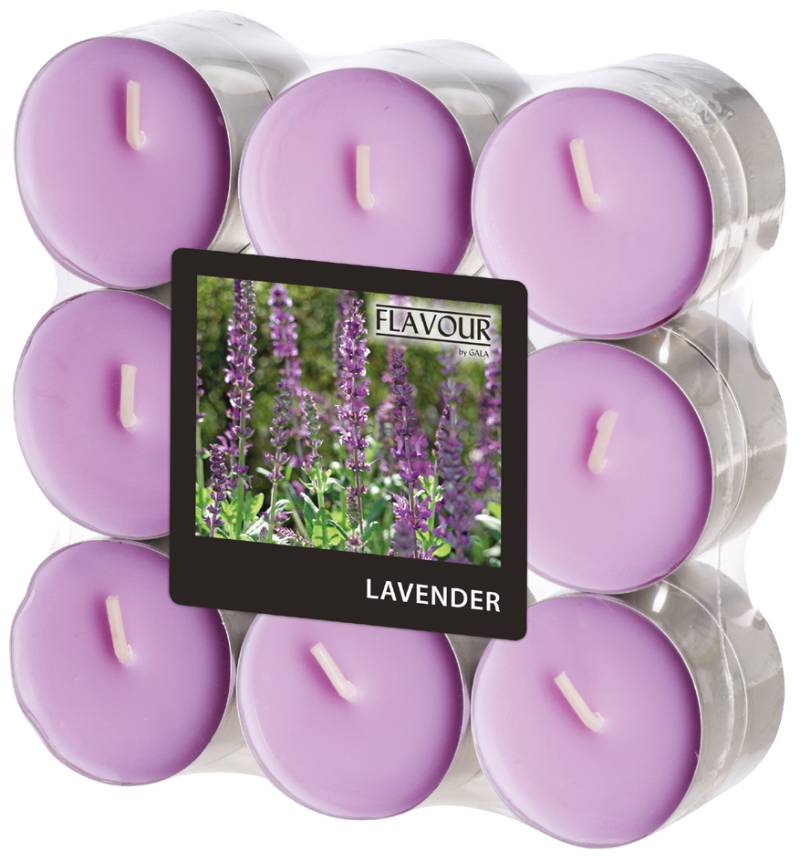 FLAVOUR by Gala Duft-Teelichter , Lavender, von gala