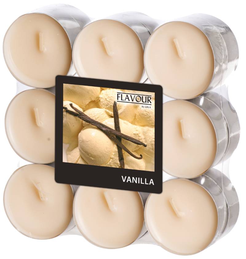 FLAVOUR by Gala Duft-Teelichter , Vanilla, von gala