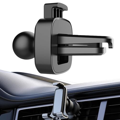 galeyyu Kugelkopf-Telefonhalter – 17 Mm Handyhalter Fürs Auto, Magnetischer Handyhalter Für Lüftungsschlitze, 360 Grad Verstellbarer Ständer Für Armaturenbrett-Windschutzscheiben-Lüftungsschlitz von galeyyu