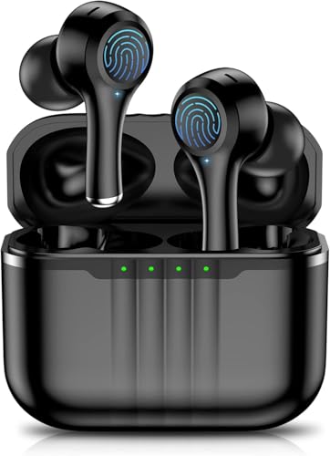 Bluetooth Kopfhörer, Kopfhörer Kabellos Bluetooth Sport In Ear Kopfhörer mit Mic, 2025 Neue Kopfhörer ENC Lärmreduzierung Wireless Earbuds mit IP7 Wasserdicht, 50H Deep Bass In-Ear Ohrhörer (Schwarz) Bluetooth Kopfhörer, Kopfhörer Kabellos Bluetooth Sport In Ear Kopfhörer mit Mic, 2025 Neue Kopfhörer ENC Lärmreduzierung Wireless Earbuds mit IP7 Wasserdicht, 50H Deep Bass In-Ear Ohrhörer (Schwarz) von ganopterygon