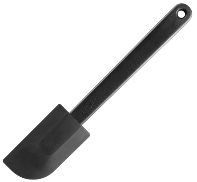 Gastro Max Silikonteigschaber, (B)55 mm, schwarz von gastromax