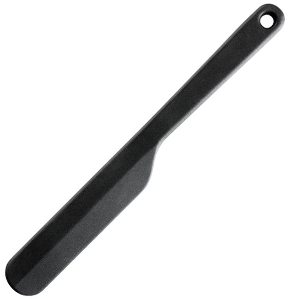 Gastro Max Silikonteigschaber, schmal, (B)30 mm, schwarz von gastromax