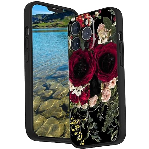geake shcre Schutzhülle für iPhone 13 Pro, Motiv: Blumen, Totenkopf, Skelett, ästhetisch, trendig, für iPhone 13 Pro, rutschfest, weiches Silikon, Geschenkidee für iPhone geake shcre Schutzhülle für iPhone 13 Pro, Motiv: Blumen, Totenkopf, Skelett, ästhetisch, trendig, für iPhone 13 Pro, rutschfest, weiches Silikon, Geschenkidee für iPhone von geake shcre
