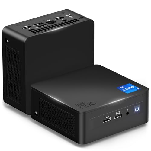 Intel NUC, NUC 13 Mini-PC Desktop, Intel Core i7-1360P Prozessor, 18 MB L3 Cache, kein Betriebssystem Desktop-Computer Mini-PC, Intel® Iris™ Xe Grafik | Thunderbolt 4 | Wi-Fi 6E | BT5.3 von geeknuc