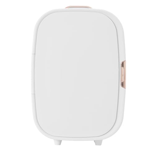 gegeweeret Kosmetikkühlschrank 12L mit Kühl-/Heizfunktion (4-60°C) - für Cremes, Seren & Lippenstifte - ultra-leise <20dB - inkl. Auto-/Haushaltskabel (Weiß) von gegeweeret