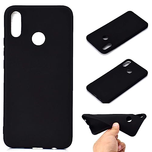 Kompatibel für Huawei Honor View 10 LITE/Honor 8X JSN-AL00; JSN-AL00a; JSN-TL00; JSN-L21 Schutzhülle Cover Silikongel Slim Soft TPU + Displayschutzfolie gehärtetes Glas stoßfest (transparent) von generale