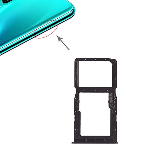 Kompatibel für Huawei P30 Lite MAR-LX2 2019 Try Tray Tablett (Grey) Kartenhalter Dual SIM Card SIM 1 + Slot SIM 2 oder Schlitten für Micro SD Player von generale