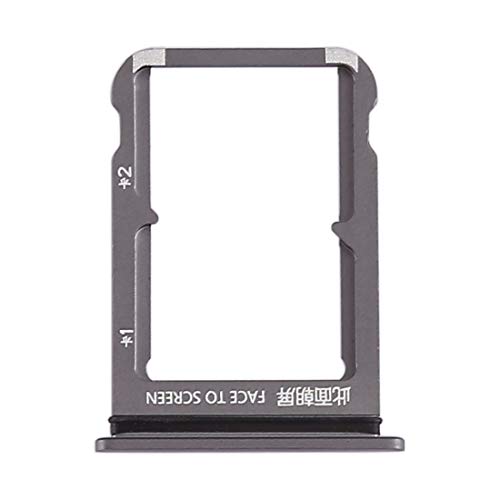 Kompatibel mit Xiaomi MI 9 MI9 Try Tray Tray (Grau) Kartengehäuse Dual-SIM-Karte Nano Sim 1 + Slot SIM 2 Schlitten Karten Reader von generale