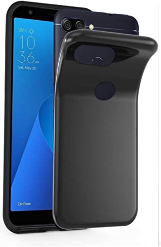 kompatibel für ASUS ZENFONE MAX Plus M1 (ZB570TL) X018D X018DC A007 ZB570TL-4A018WW Abdeckung Schutzhülle Soft Matte Gel Silikon Flexibler Schutz Weich TPU Schwarz von generale