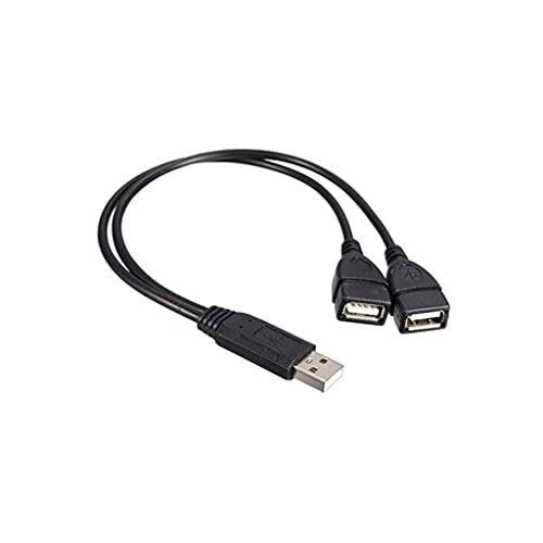 Adapter für USB 2.0-Netzkabel Adapter für 1 bis 2 Y-Verteilerkabel A-Stecker auf 2 Doppel-USB-Hub-Kabel für USB-Geräte und Ladegeräte Kreativ und nützlichLanglebigkeit und Professionalität von generic