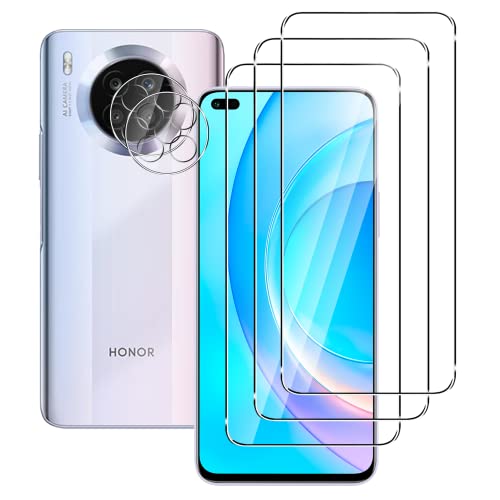 FWang [3+2 Stück] Temperglas Schutzfolie für Honor 50 Lite/Huawei Nova 8i und Kamera Schutzfolie,9H Härte,kratzfest,blasenfrei,HD Displayschutz von generic