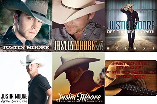 Justin Moore: Complete 5 Studio Albums CD Collection with Bonus Art Card (Late Nights and Longnecks / Kinda Don't Care and More) von generic
