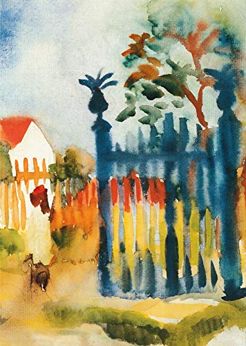 Kunstkarte August Macke Gartentor von generic