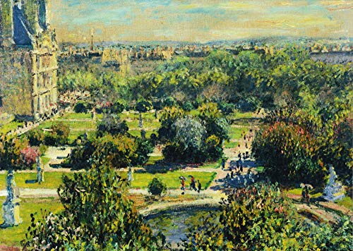 Kunstkarte Claude Monet Blick auf den Tuilerien-Garten in Paris von generic