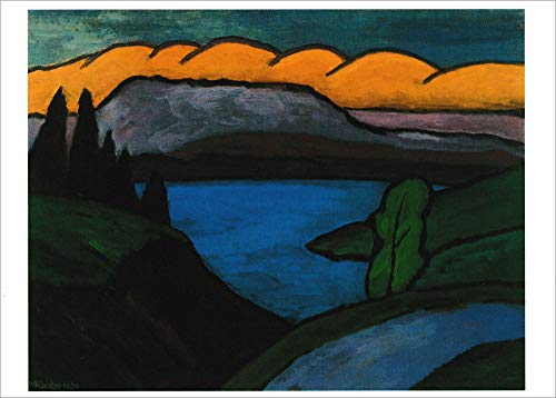 Kunstkarte Gabriele Münter Der blaue See von generic