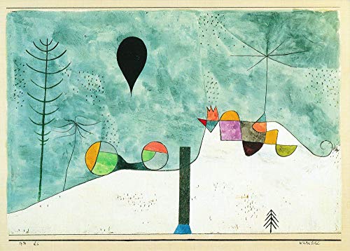 Kunstkarte Paul Klee Winterbild Kunstkarte Paul Klee Winterbild von generic