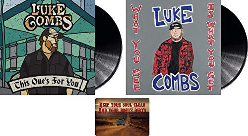 Luke Combs: Complete Vinyl Studio Album Discography (This One's for You / What You See is What You Get) with Bonus Art Card von generic