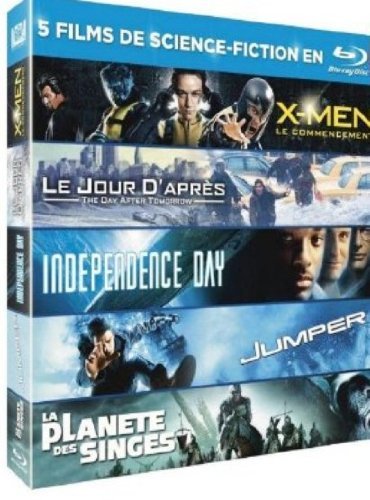 X-Men / Le Jour d'après / Indépendance Day / Jumper / La Planète des Singes [Blu-ray] von generique