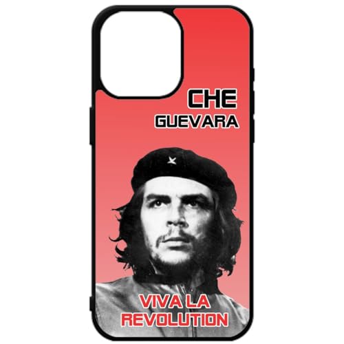 générique Schutzhülle für iPhone 15 Pro Max – Che Guevara – Viva la Revolution – Schutzhülle aus weichem TPU, Schwarz von générique