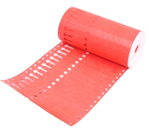 1000 Tyvek Schlaufen-Etiketten 160 x 1,27 mm - sehr reißfest + wetterbeständig 61278 Farbe Rot 1000 Tyvek Schlaufen-Etiketten 160 x 1,27 mm - sehr reißfest + wetterbeständig 61278 Farbe Rot von generisch