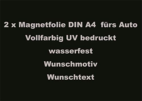 2x Firmen Werbung Magnet Schild Auto Aufkleber Wunschmotiv Text Ablösbar magnet 2x Firmen Werbung Magnet Schild Auto Aufkleber Wunschmotiv Text Ablösbar magnet von geo-versand