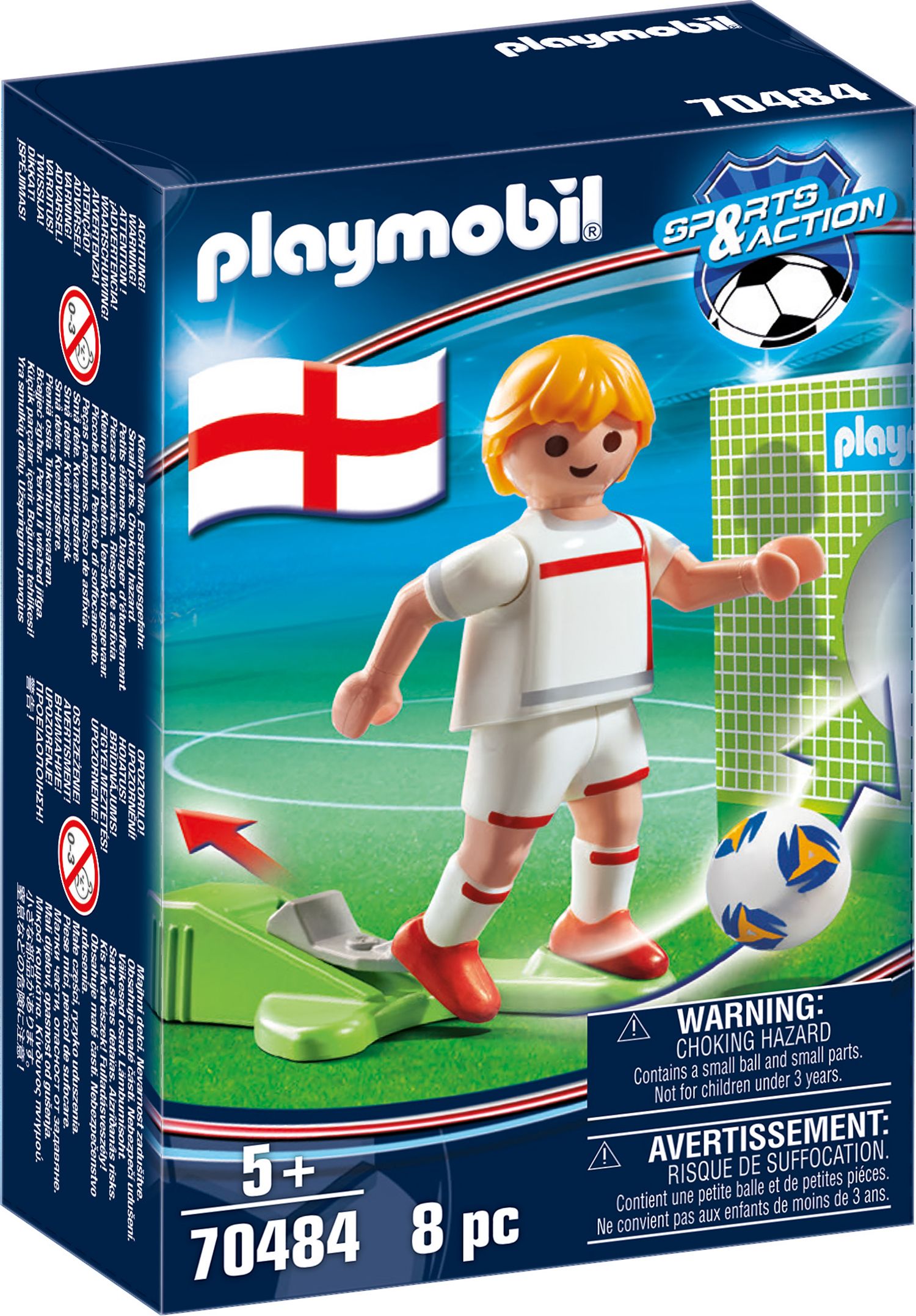 PLAYMOBIL 70484 - Sports & Action - Nationalspieler England von geobra Brandstätter Stiftung & Co. KG