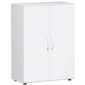 geramöbel Aktenschrank Flex, S-383102-WW weiß 2 Fachböden 80,0 x 42,0 x 110,4 cm von geramöbel