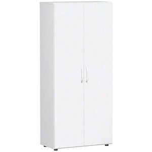 geramöbel Aktenschrank Flex, S-385100-WW weiß 4 Fachböden 80,0 x 42,0 x 180,8 cm von geramöbel