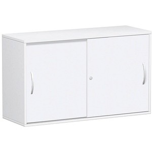 geramöbel Schiebetürenschrank Flex, S-312153-WW weiß 1 Fachboden 120,0 x 42,5 x 72,0 cm von geramöbel