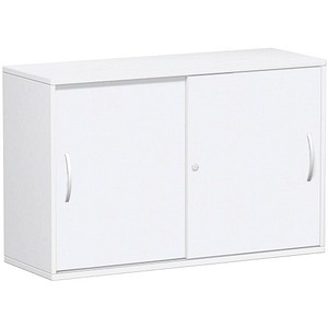 geramöbel Schiebetürenschrank Flex, S-312253-WW weiß 1 Fachboden 120,0 x 42,5 x 79,8 cm von geramöbel