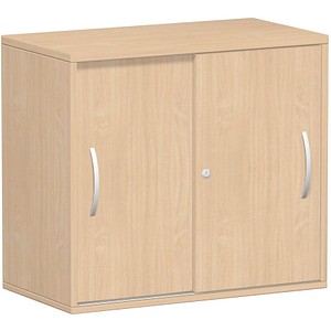 geramöbel Schiebetürenschrank Flex, S-381501-BB buche 1 Fachboden 80,0 x 42,5 x 72,0 cm von geramöbel