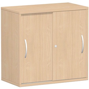 geramöbel Schiebetürenschrank Flex, S-382502-BB buche 1 Fachboden 80,0 x 42,5 x 79,8 cm von geramöbel