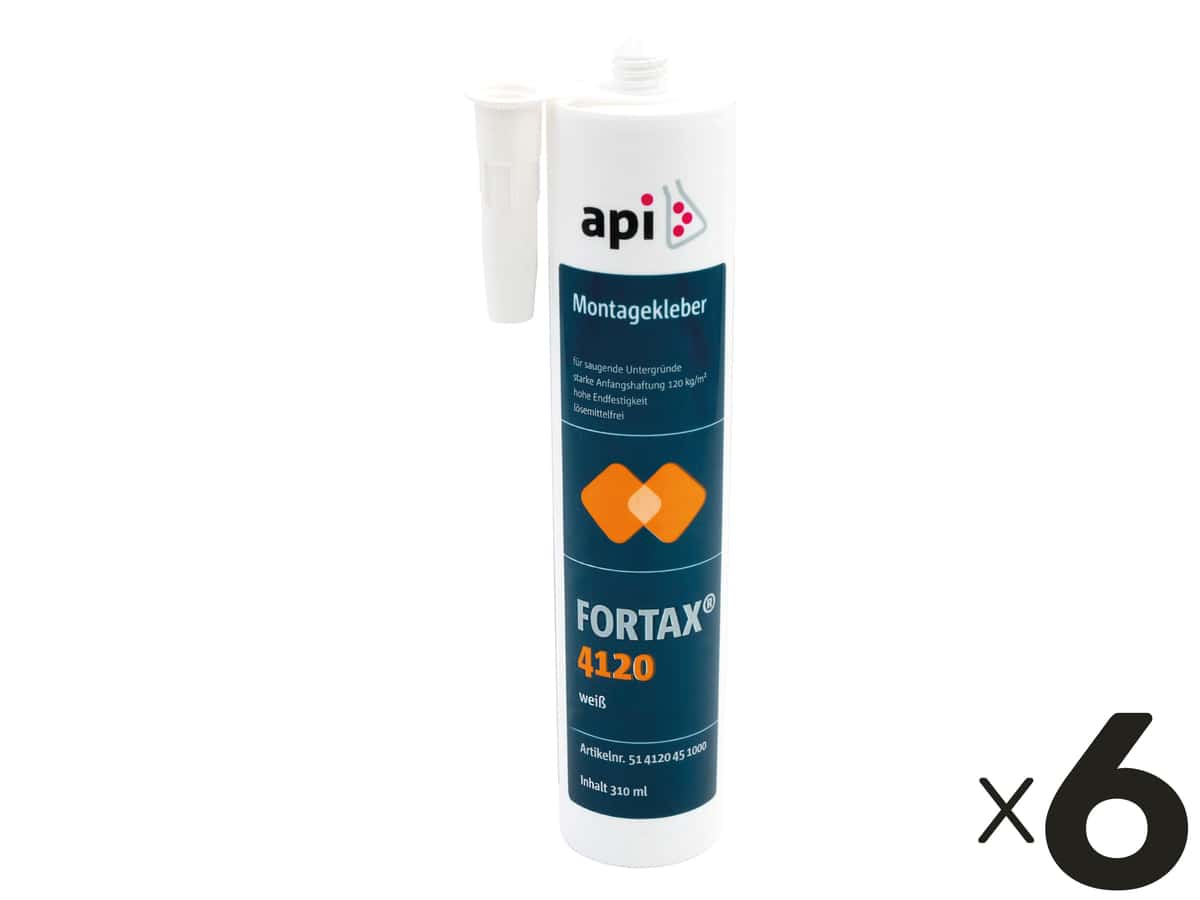 GERBAND Montagekleber, FORTAX 4120, 310 ml, 6 Stück von gerband