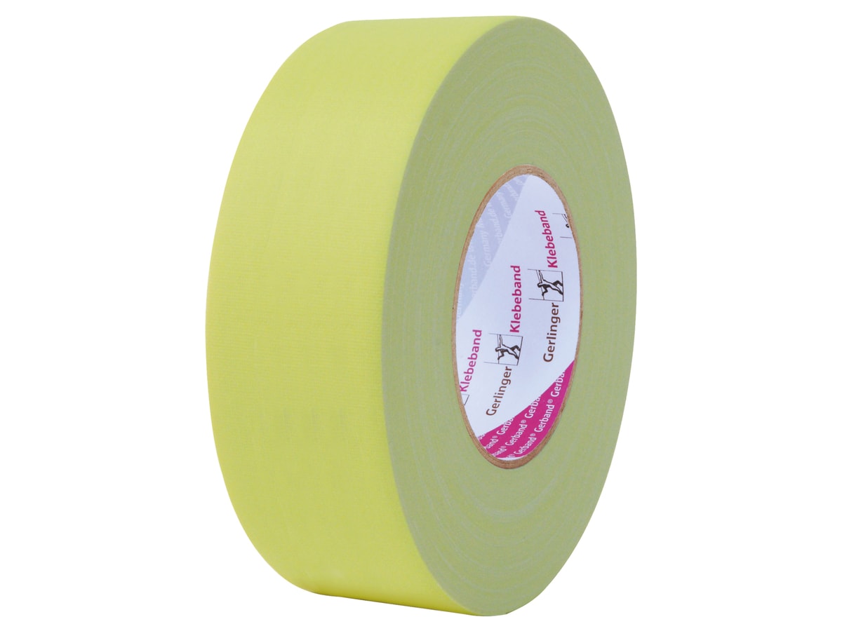 GERBAND Zellwollgewebe-Klebeband 258, 50 mm x 50 m, mattgelb GERBAND Zellwollgewebe-Klebeband 258, 50 mm x 50 m, mattgelb von gerband