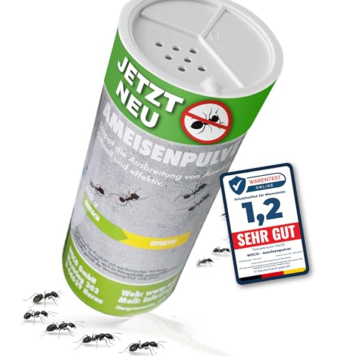 Ameisenpulver, Ameisenmittel, Ameisen Streumittel, Mittel gegen Insekten – zum Streuen und Gießen Ameisenstopp, Ameisenköder für den Innen und Außenbereich geeignet Ameisenpulver, Ameisenmittel, Ameisen Streumittel, Mittel gegen Insekten – zum Streuen und Gießen Ameisenstopp, Ameisenköder für den Innen und Außenbereich geeignet von gerhof