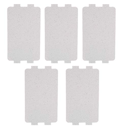 5 Stück Mikrowellen-Glimmerplatten, Mikrowellen-Wellenleiter-Abdeckung, Mikrowellen-Reparaturteil, Glimmerplatten, 116 X 64 Mm, Ersatzzubehör für Zuhause, Küche, Büro 5 Stück Mikrowellen-Glimmerplatten, Mikrowellen-Wellenleiter-Abdeckung, Mikrowellen-Reparaturteil, Glimmerplatten, 116 X 64 Mm, Ersatzzubehör für Zuhause, Küche, Büro von gernie