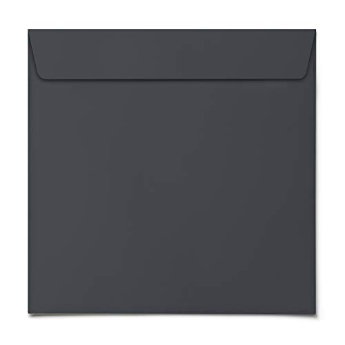 (10 x) Briefumschläge - Blau Grau - Quadrat Briefumschlag Kuvert Briefkuvert Umschlag von gestaltenlassen.com